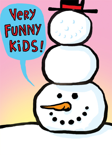 Very Funny Christmas Card Cover