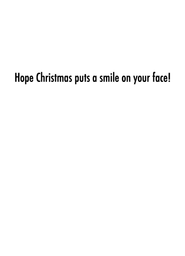 Very Funny Christmas Card Inside