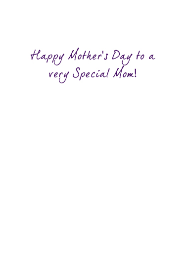 Very Special Mom Mother's Day Card Inside