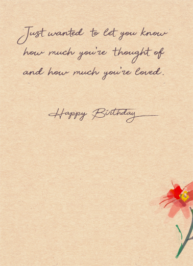 Very Special to Me May Birthday Ecard Inside