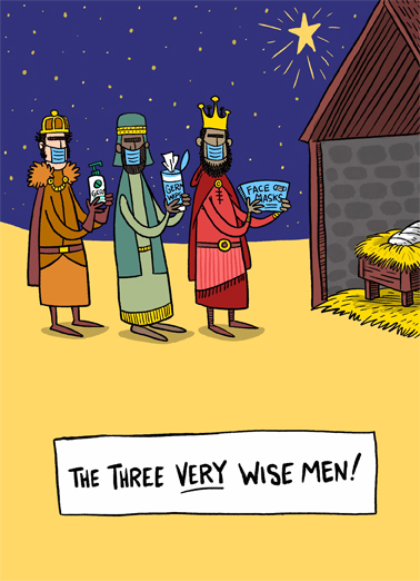 Very Wise Men Coronavirus Ecard Cover