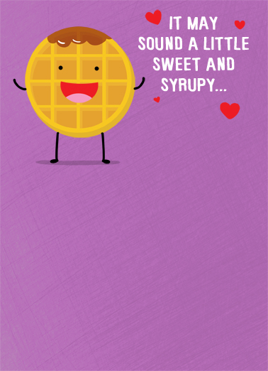 Waffly Cute Valentine's Day Ecard Cover