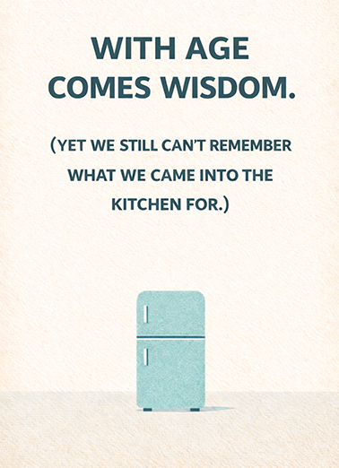 Walked Into Kitchen  Card Cover