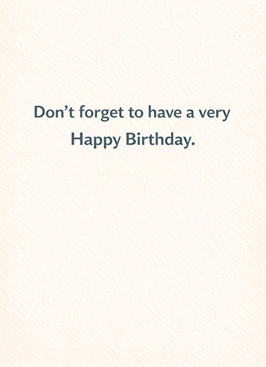 Walked Into Kitchen  Card Inside