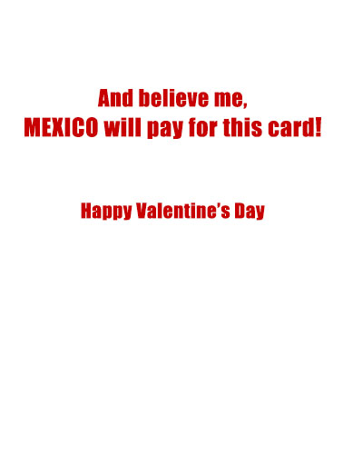 Wallentine President Donald Trump Card Inside