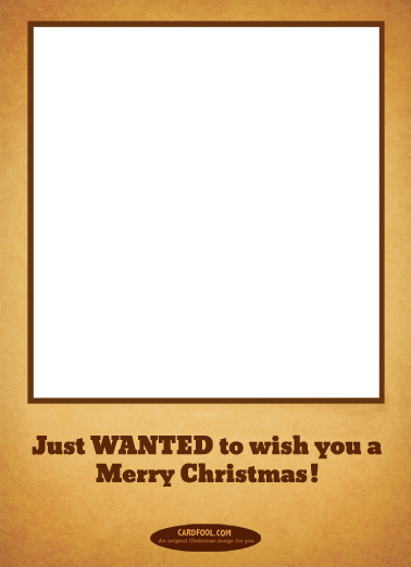 Wanted-vert  Ecard Inside