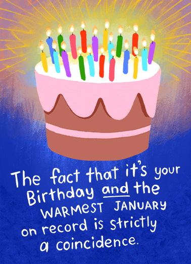 Warmest January  Ecard Cover