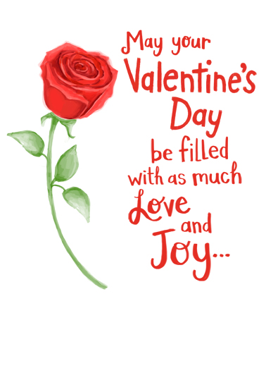 Watercolor Roses VAL  Ecard Cover