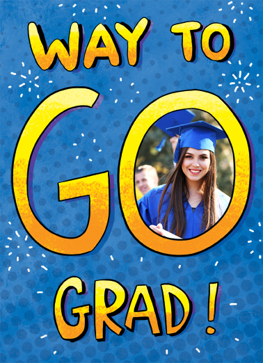 Way To Go Graduation Card Cover