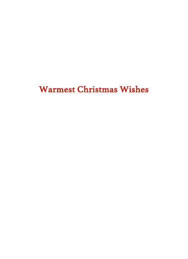 Weather App Christmas Card Inside