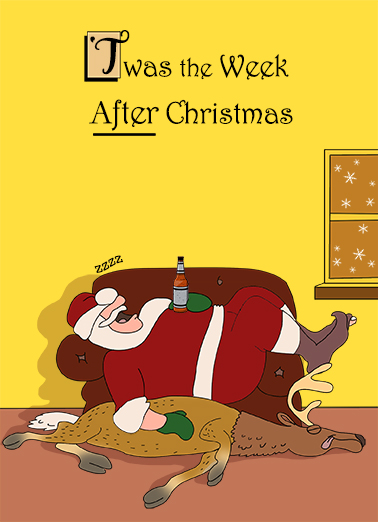 Week After Christmas New Year's Ecard Cover