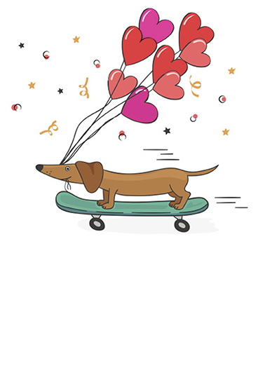 Weinerful VAL Valentine's Day Card Cover
