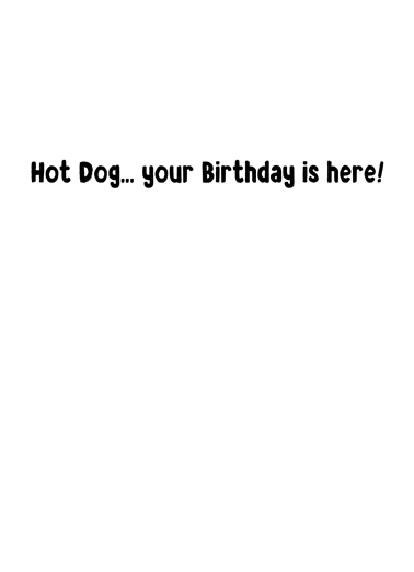 Weiners Birthday Dogs Card Inside