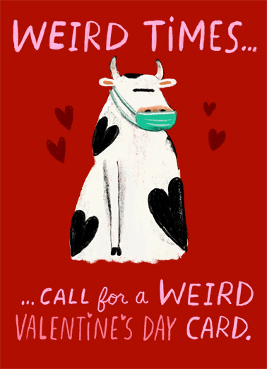 Weird Valentine Funny Card Cover
