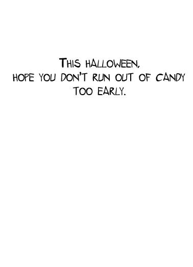 What A Scream Halloween Card Inside