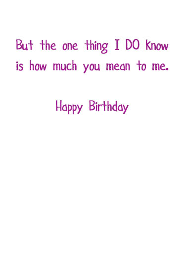 What I Know Pandemic Ecard Inside