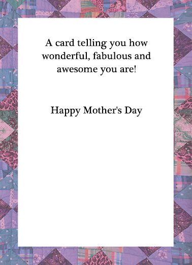 What to Expect MD 5x7 greeting Card Inside