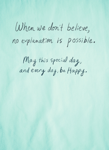 When We Believe Uplifting Cards Card Inside