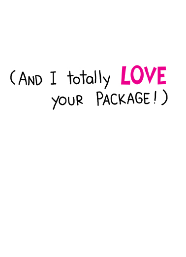 Whole Package Love Card Inside