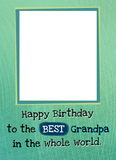 Whole World BD World's Best Grandpa Ecard Cover