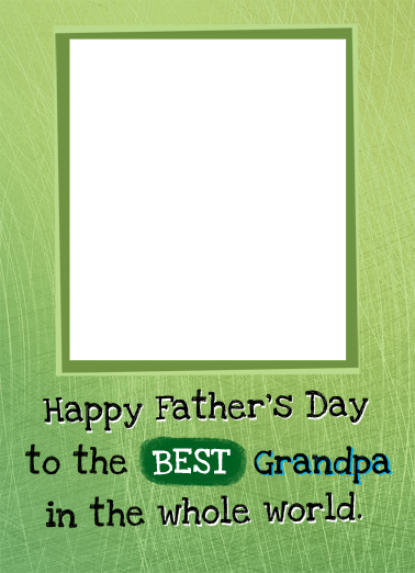 Whole World For Grandpa Ecard Cover