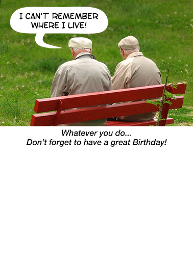 Why Are You Crying Aging Ecard Inside