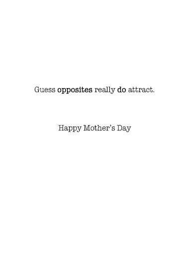 Wife So Organized Mother's Day Ecard Inside