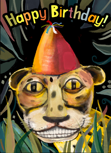 Wild Birthday  Card Cover