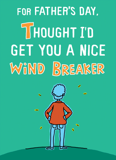 Wind Breaker Fart Ecard Cover