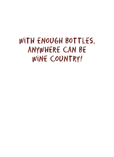Wine Country Girlfriend Ecard Inside