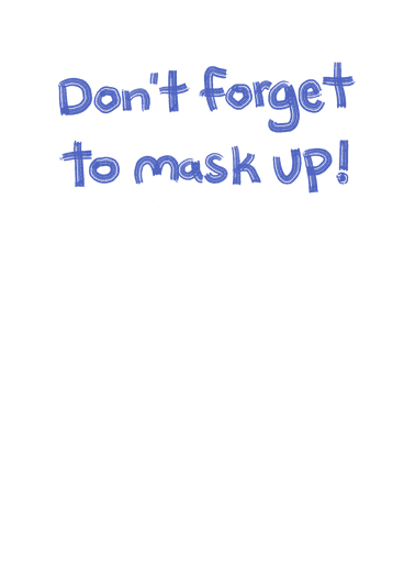 Wine Mask Critter Xmas Pandemic Ecard Inside