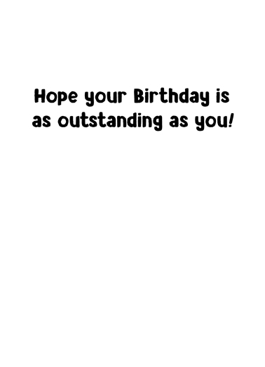 Winner Outstanding Friend Birthday Ecard Inside