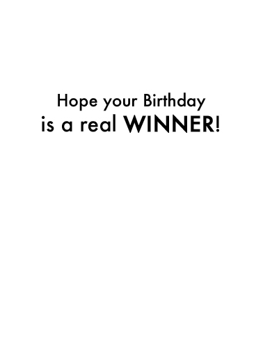 Winning  Card Inside