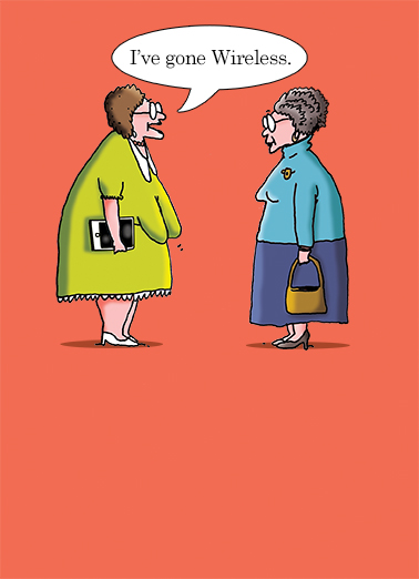 Wireless Aging Ecard Cover
