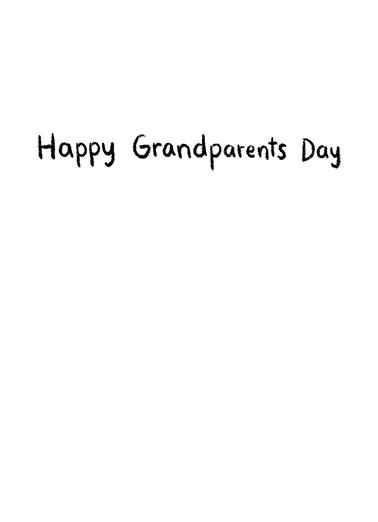 Wish You Were Closer GP Grandparents Day Card Inside
