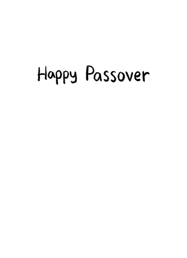 Wish You Were Closer PASS Passover Card Inside