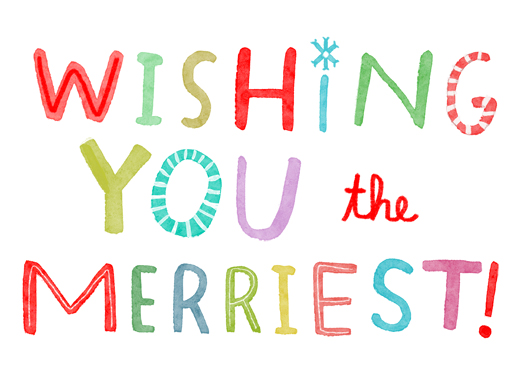 Wishing You The Merriest  Ecard Cover