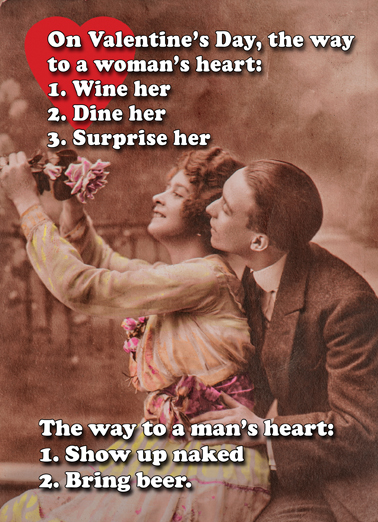 Woman's Heart Valentine's Day Card Cover