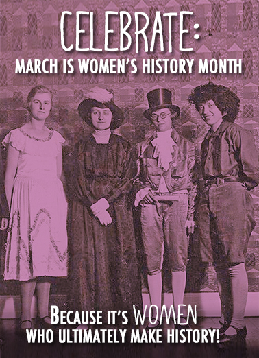 Women's History  Ecard Cover