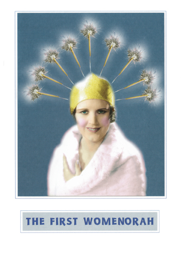 Womenorah  Card Cover