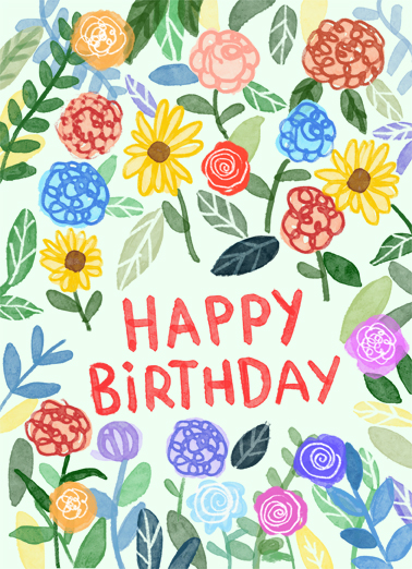 Wonderful Birthday  Card Cover