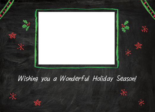 Wonderful Holiday Season Christmas Ecard Inside