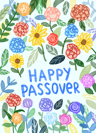 Wonderful Passover Passover Ecard Cover