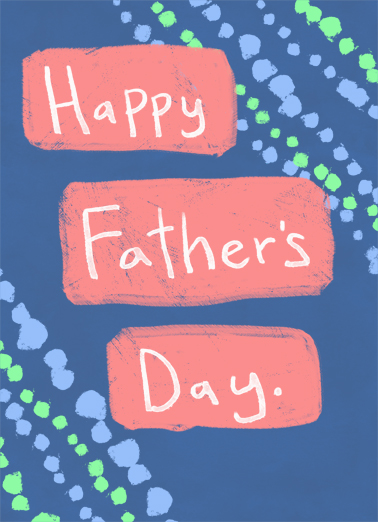 Wonderful Relaxing FD Father's Day Card Cover