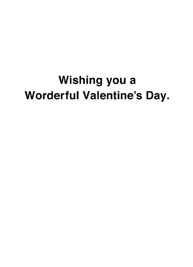 Worderful Valentine  Ecard Inside