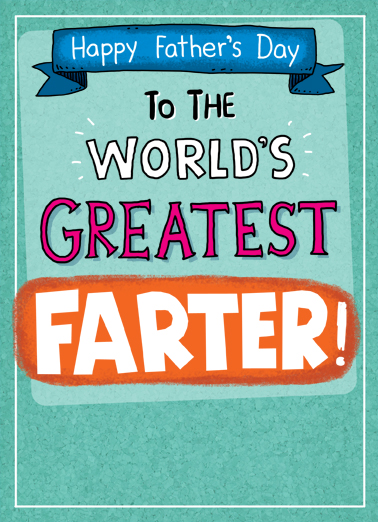 World's Greatest Fart Ecard Cover