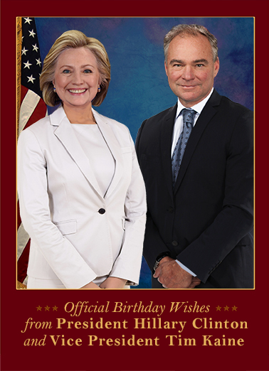 Worried About President Hillary  Ecard Cover