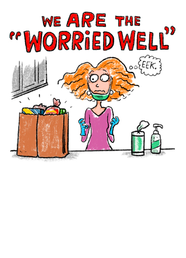 Worried Well Coronavirus Card Cover