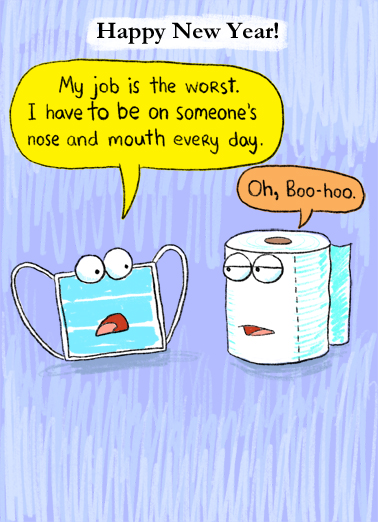 Worst Job NY  Ecard Cover