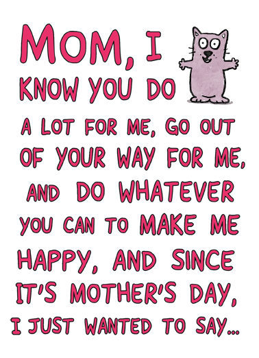 Worth It Mom Mother's Day Ecard Cover